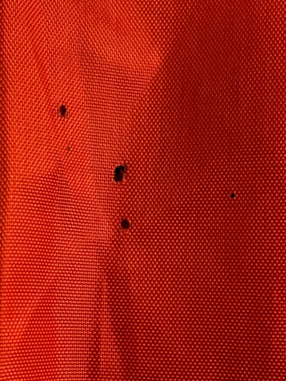 Vintage 70s Pendleton Red Leslie Tartan Wool Midi Skirt USA 10/12 Moth Holes - Picture 11 of 16